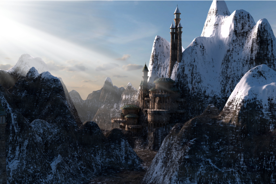 Snowy Fairytale Tower